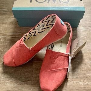 TOMS Coral Canvas Alpargatas